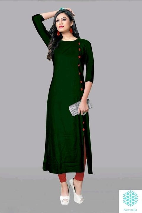 Rayon kurtis uploaded by business on 4/28/2021