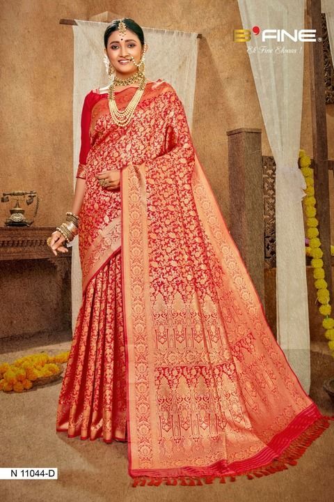 Banarasi silk saree uploaded by Fashion Fiesta  on 4/28/2021