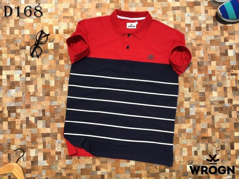 Post image Brand : *WROGN*

Style - Men's Polo T-Shirt 

Fabric - 100% Cotton Pique 

Gsm -    250

Colour - 6 as per image 

Size -     M : L : XL
 
Price - ₹460Shipp free

✒NOTES..

👉 On  Left Chest Brand  *HIGH DENSITY PRINT* available

👉 On front side *Cut &amp; Sew* available

👉 Brand *Embossed Button* available 

All goods are in single Pcs packed 

👉👉 *Ready for Delivery* 🚚 

( D168)