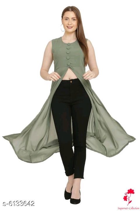 Women's Georgette Midi Tops uploaded by Suparna's collection  on 4/28/2021