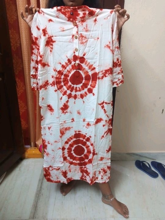 Printed kurti uploaded by business on 4/28/2021