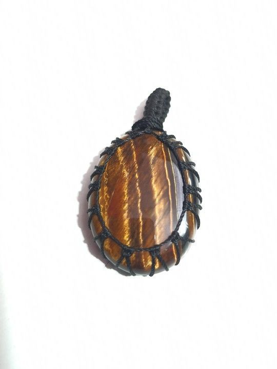TIGER EYE PANDENT OF THREE PIECE uploaded by HOVEL BEADS on 4/28/2021