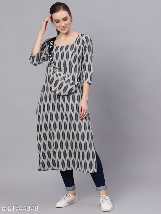 Women kurtha with pouch uploaded by business on 4/29/2021