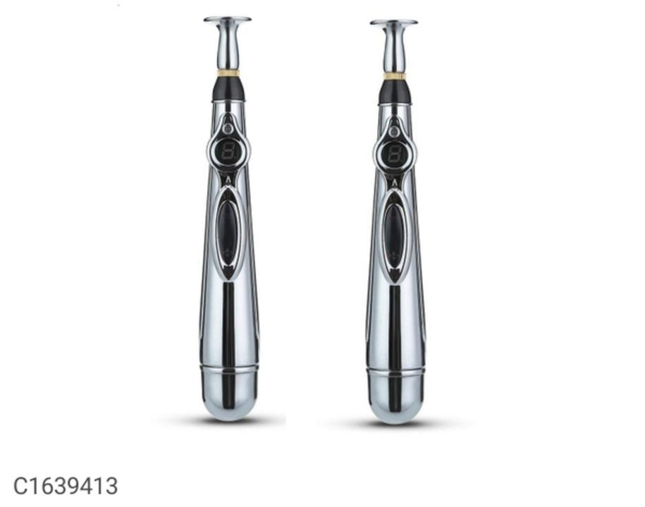 *Product Name:* Electronic Acupuncture Pain Relief Energy Pulse Massage Pen (Pack Of 2)

*Details:*
 uploaded by ALLIBABA MART on 4/29/2021