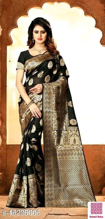 Self Design Kanjivaram Poly Silk Saree
Saree Fabric: Poly Silk
Blouse: Running Blouse
Blouse Fabric: uploaded by Kheyatori on 4/29/2021