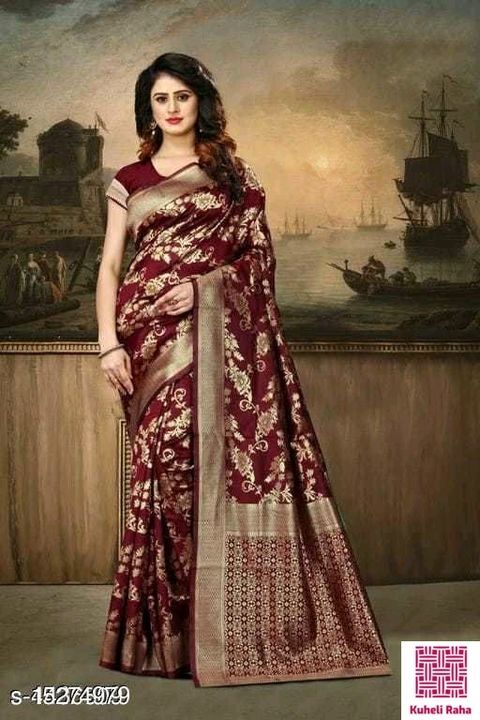 Self Design Kanjivaram Poly Silk Saree
Saree Fabric: Poly Silk
Blouse: Running Blouse
Blouse Fabric: uploaded by business on 4/29/2021