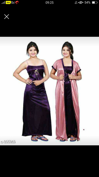 Post image I want this type of night wear in wholesale prices. No Meesho products. Wholesalers pls inbox me