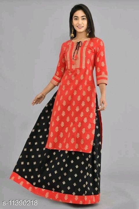 Kurti with bottom wear uploaded by Aayat collection on 4/29/2021