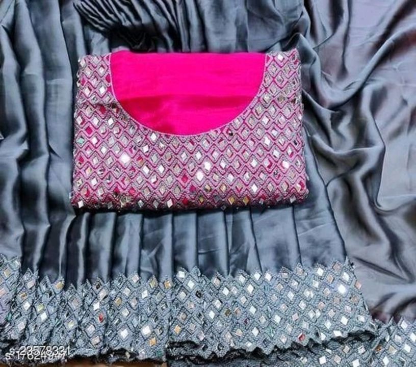 Trendy saree uploaded by Aayat collection on 4/29/2021