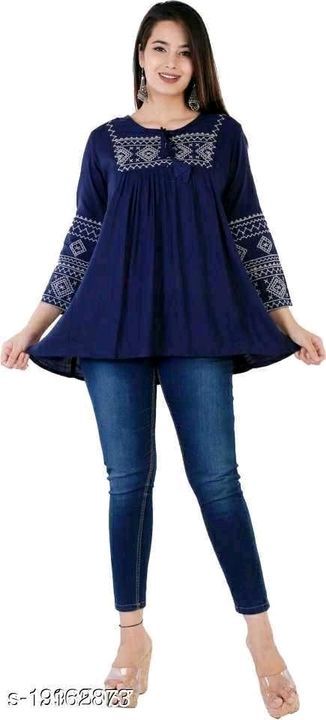 Fancy top for jeans uploaded by Aayat collection on 4/29/2021