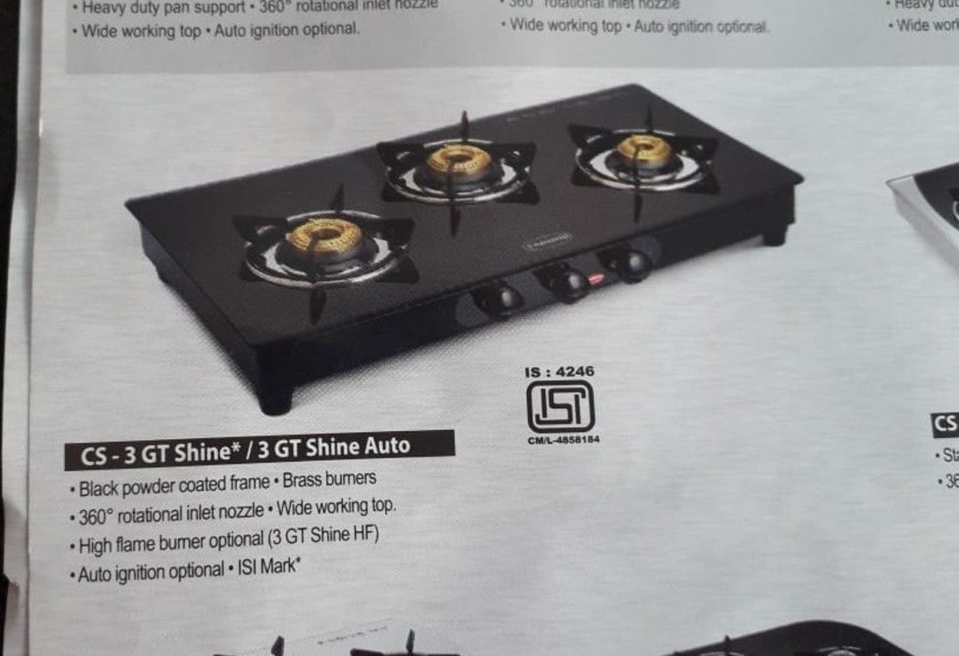 3 burner gas stove uploaded by Brand store on 4/29/2021