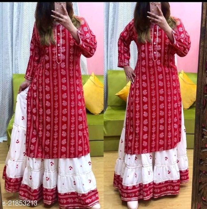 Latest kurta with skirt uploaded by Ayush collection on 4/29/2021