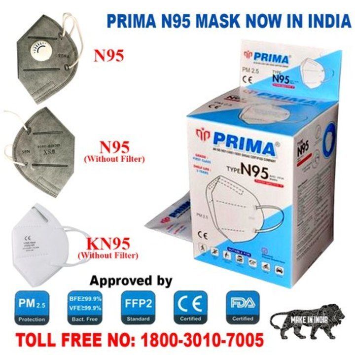Prima N95 Mask uploaded by business on 4/29/2021