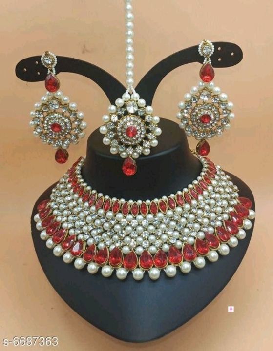 Beautiful women's jewellery set uploaded by business on 4/29/2021