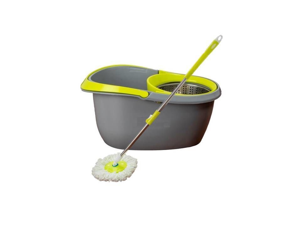 Happy Home Spin Mop Bucket with Steel Wringer

 uploaded by business on 4/29/2021