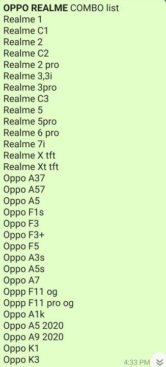Oppo realme combo folder available uploaded by business on 4/29/2021