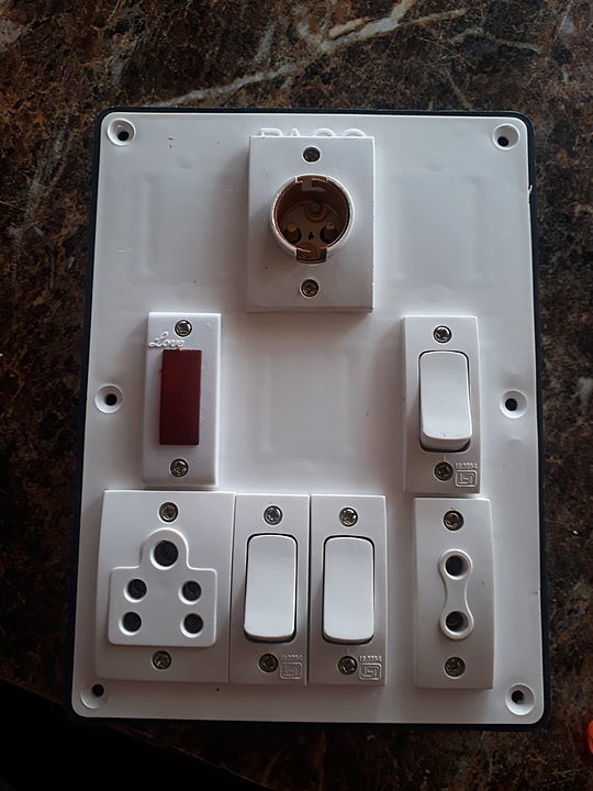 8×6 board with best quality switch socket and perfect wiring  uploaded by business on 7/30/2020