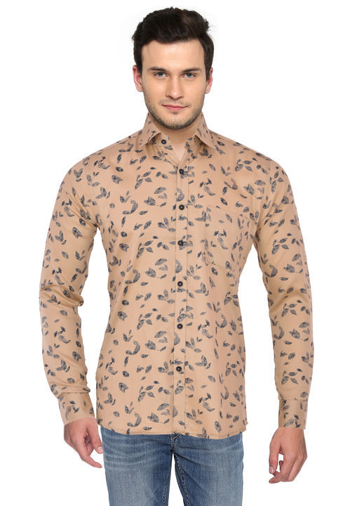 Men Printed Cotton Shirt, Perfectly Suitable as Formal and Smart-Casual  uploaded by Vasnam fashion on 4/29/2021