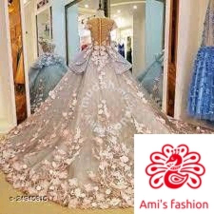 Long gown uploaded by Ami Fashion on 4/30/2021