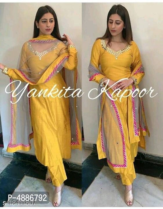 T fashion plazzo set with bottom and dupatta uploaded by business on 4/30/2021