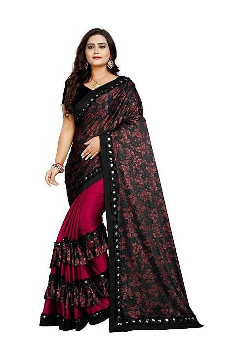 AneriDEALS Bangalori Malai Designer Saree uploaded by business on 7/30/2020
