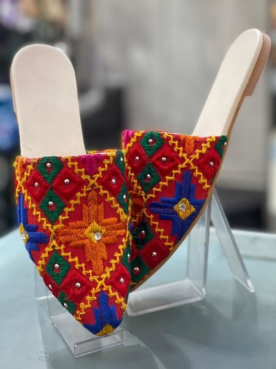 Embroidered mules uploaded by Sayyeda collection on 4/30/2021