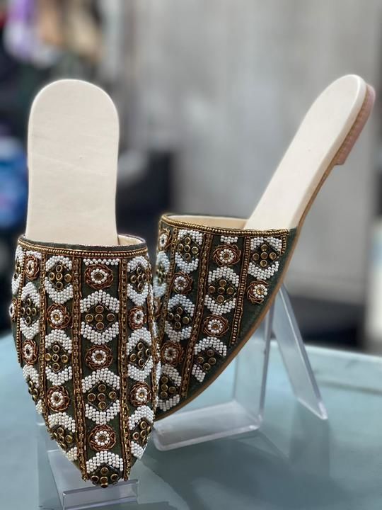 Embroidered mules uploaded by Sayyeda collection on 4/30/2021