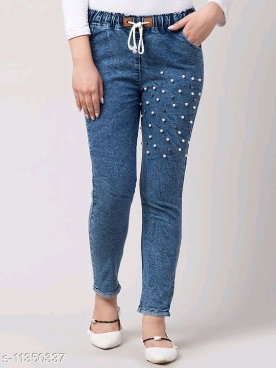 Fashionable women's jeans uploaded by business on 4/30/2021