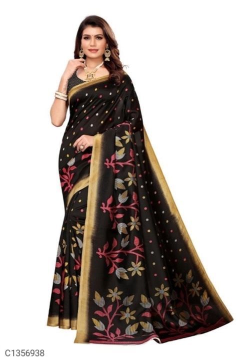 Latest Printed Art Silk Sarees uploaded by business on 4/30/2021