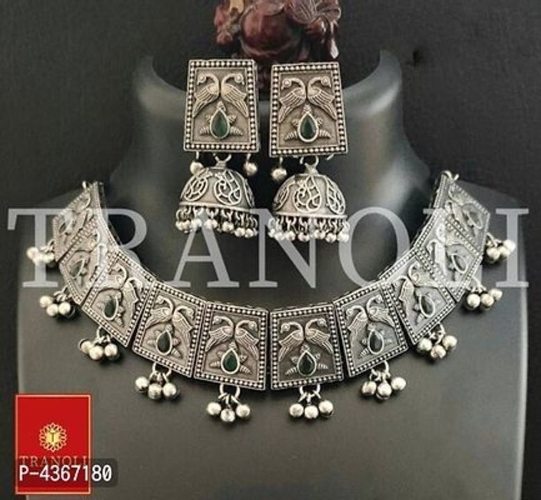 Tranoli Fashionable Brass Silver Tone Stone Choker Set with Jhumkas

Tranoli Fashionable Brass Silve uploaded by ALLIBABA MART on 4/30/2021