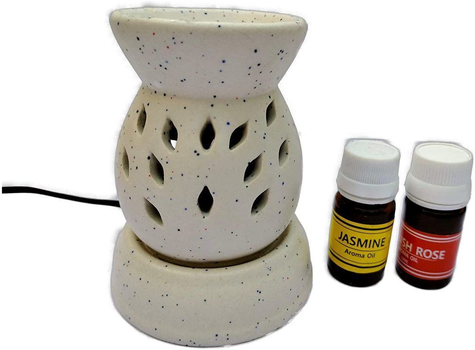 Electric diffuser,  Ceramic Aroma Oil Burners, 10 ml Fragrance with Electric Diffus uploaded by Homedecor  on 4/30/2021