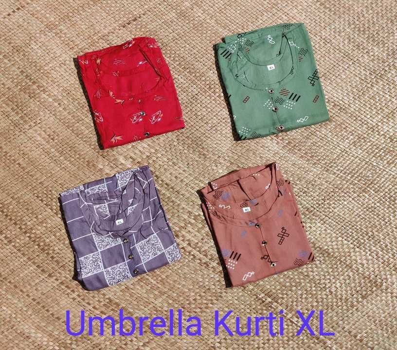 Product image of *Women Rayon Umbrella Kurti*
 
, price: Rs. 150, ID: women-rayon-umbrella-kurti-910210fd