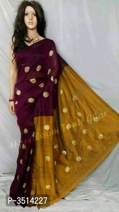 Hand Batik Embroidered Cotton Silk Sarees uploaded by business on 5/1/2021