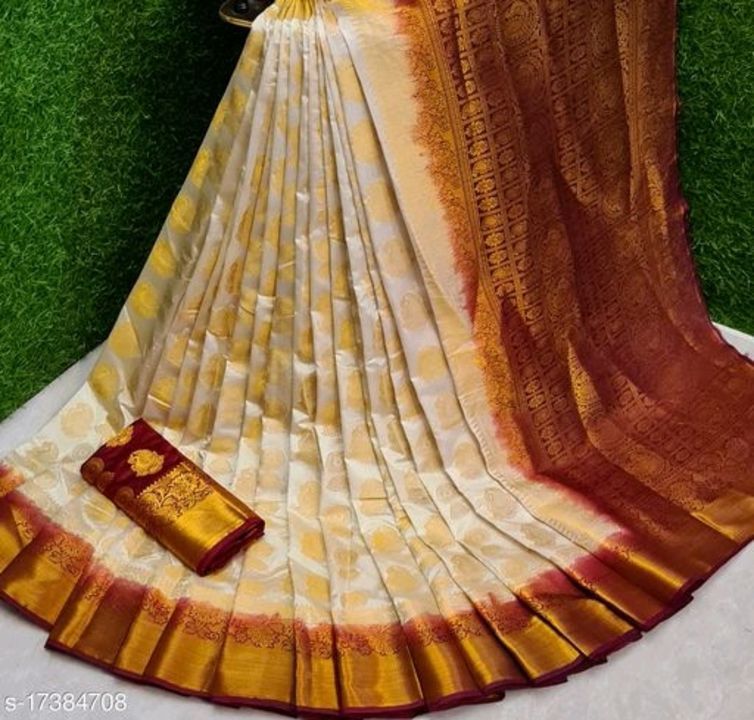 Post image Whatsapp -&gt; https://ltl.sh/zBGjBnax (+919064669724)
Catalog Name:*Aagam Petite Sarees*
Saree Fabric: Kanjeevaram Silk
Blouse: Running Blouse
Blouse Fabric: Kanjeevaram Silk
Pattern: Zari Woven
Blouse Pattern: Woven Design
Multipack: Single
Sizes: 
Free Size (Saree Length Size: 5.5 m, Blouse Length Size: 0.8 m) 

Dispatch: 2-3 Days
Easy Returns Available In Case Of Any Issue
*Proof of Safe Delivery! Click to know on Safety Standards of Delivery Partners- https://ltl.sh/y_nZrAV3