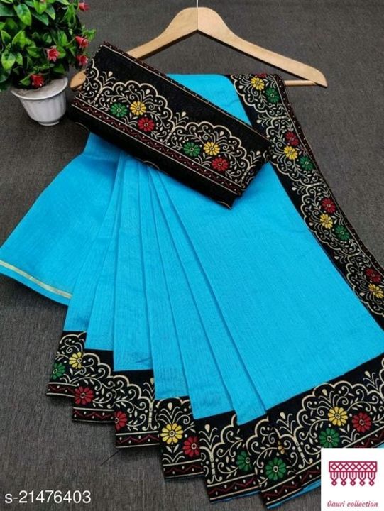 Cotton saree uploaded by business on 5/1/2021