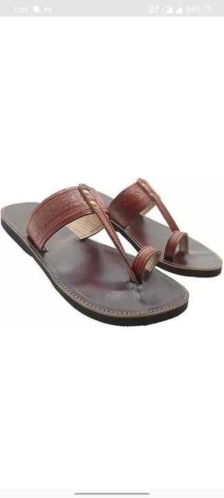 Kolhapuri leather slipper uploaded by Sandhya Enterprises on 5/1/2021
