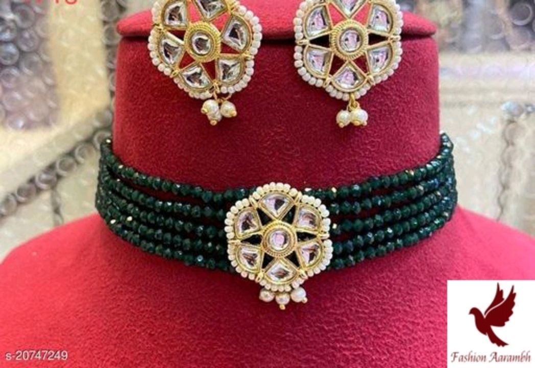 Woman's fancy jewellery set uploaded by business on 5/1/2021