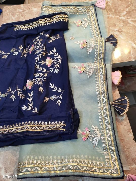 Pure organza saree uploaded by Boutique on 5/1/2021