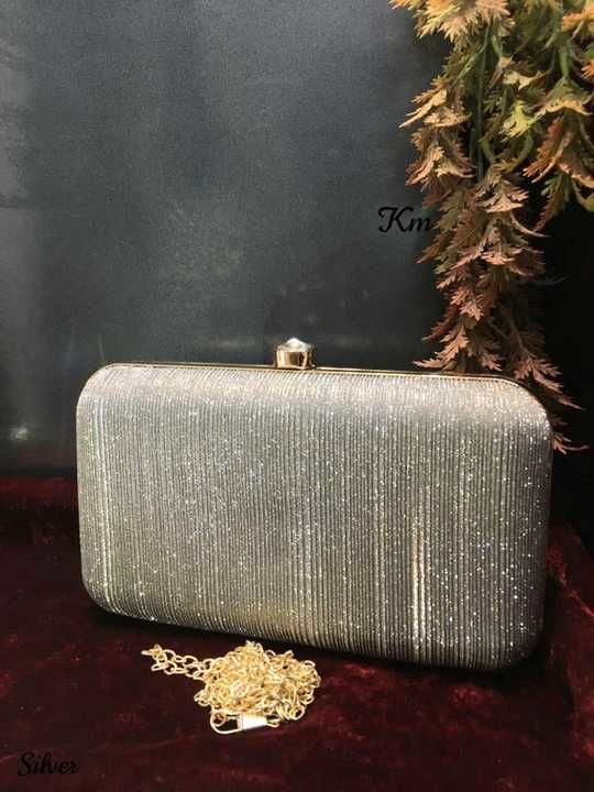 *2021 NEW LADY BRIDAL AND PARTY WEAR CHAMKI MATERIAL🤩 BEAUTIFUL CLUTCH💍*

*😳😳NOTE DUE TO LOCKDOW uploaded by Divya creations  on 5/1/2021