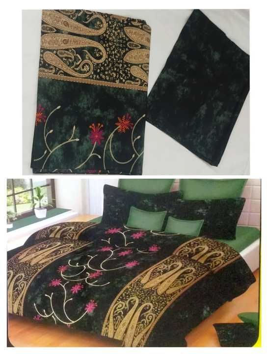 💫 *NEW ARRIVALS*💫
      (Rajwada and banarasi)

⚡ *3 PCS PRINTED  BEDSHEET SET*

🎉 1 Double bedsh uploaded by Divya creations  on 5/1/2021
