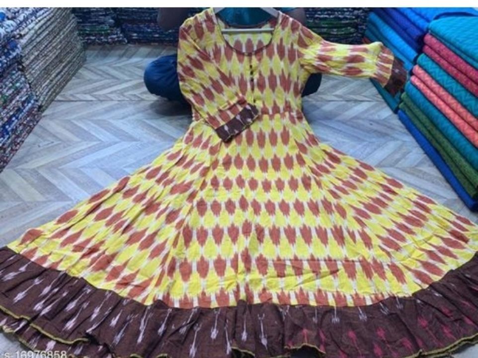 Pure Cotton Gown uploaded by Avaasa Fushion Pvt Ltd on 5/2/2021