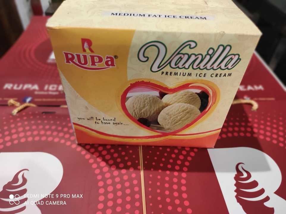 Vanilla family pack (4 Ltr) uploaded by Rupa ice cream  on 5/2/2021