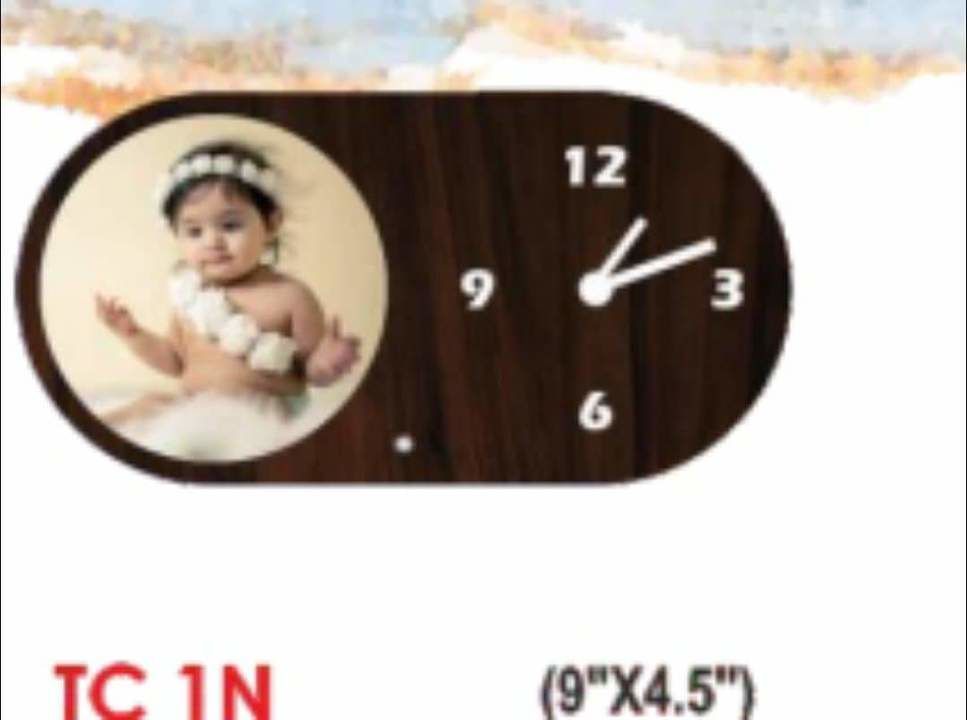 Photo print clock uploaded by Daksha gifts Shop on 5/2/2021