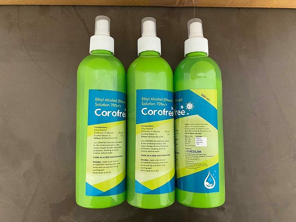 Corofree Hand Sanetizer Spray 500ml uploaded by Prime Medical Agency on 7/31/2020