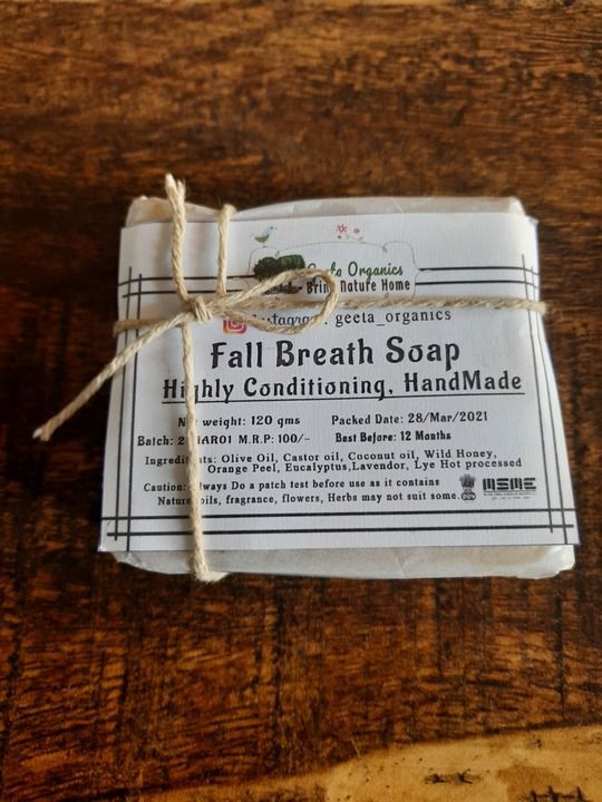Fall breath hot processed soap uploaded by Geeta Organics on 5/2/2021