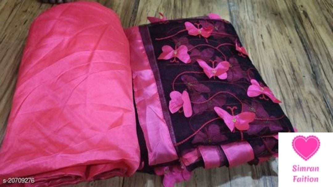 ButterFly  Saree For Woman Grey uploaded by business on 5/2/2021