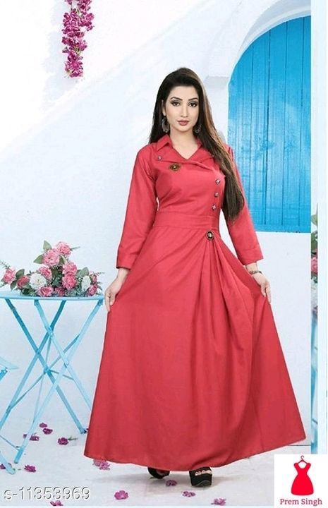Post image Stylish Women's Gowns

Fabric: Cotton
Sleeve Length: Long Sleeves
Pattern: Solid
Multipack: 1
Sizes:
XL (Bust Size: 42 in, Length Size: 50 in) 
L (Bust Size: 40 in, Length Size: 50 in) 
XXL (Bust Size: 44 in, Length Size: 50 in) 
M (Bust Size: 38 in, Length Size: 50 in) 


Dispatch: 2-3 Days