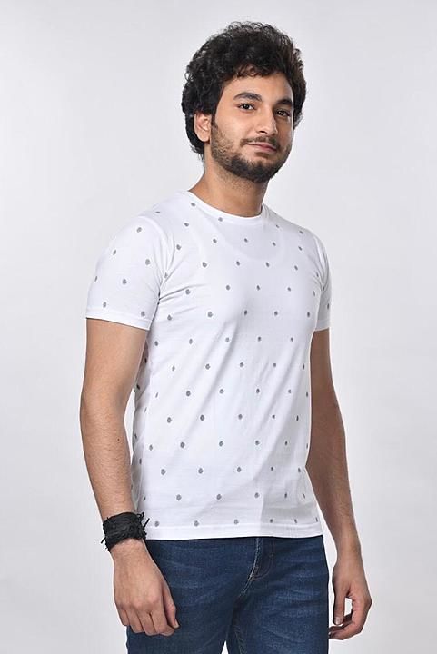 Round neck all over print cotton t-shirt  uploaded by ECOFAB TEXTILE PVT LTD  on 7/31/2020