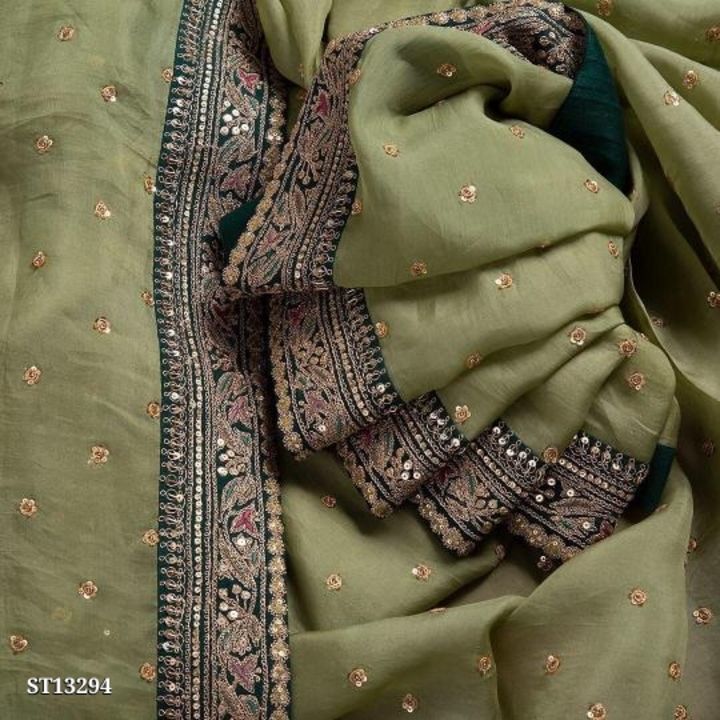 Designer party wear saree uploaded by Fashion Corner on 5/2/2021