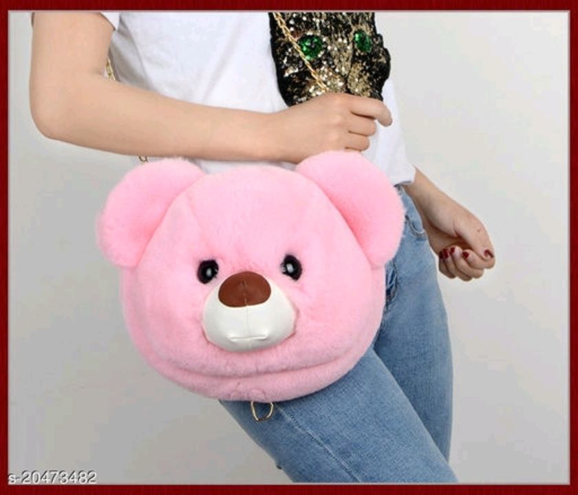 Classic women teddy bear purse my no  uploaded by business on 5/3/2021